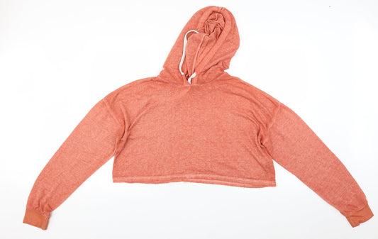Preworn Womens Orange Hoodie Size M