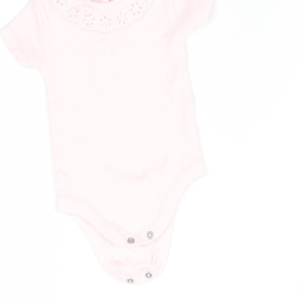 George Baby Pink Babygrow One-Piece Size 0-3 Months