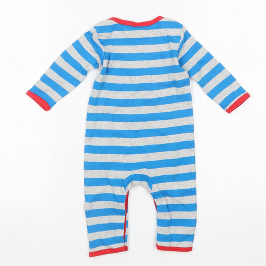 Boots Mini Club Boys Multicoloured Striped Babygrow One-Piece Size 3-6 Months