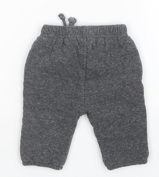 mamas & papas Boys Grey Sweatpants Trousers Size 0-3 Months