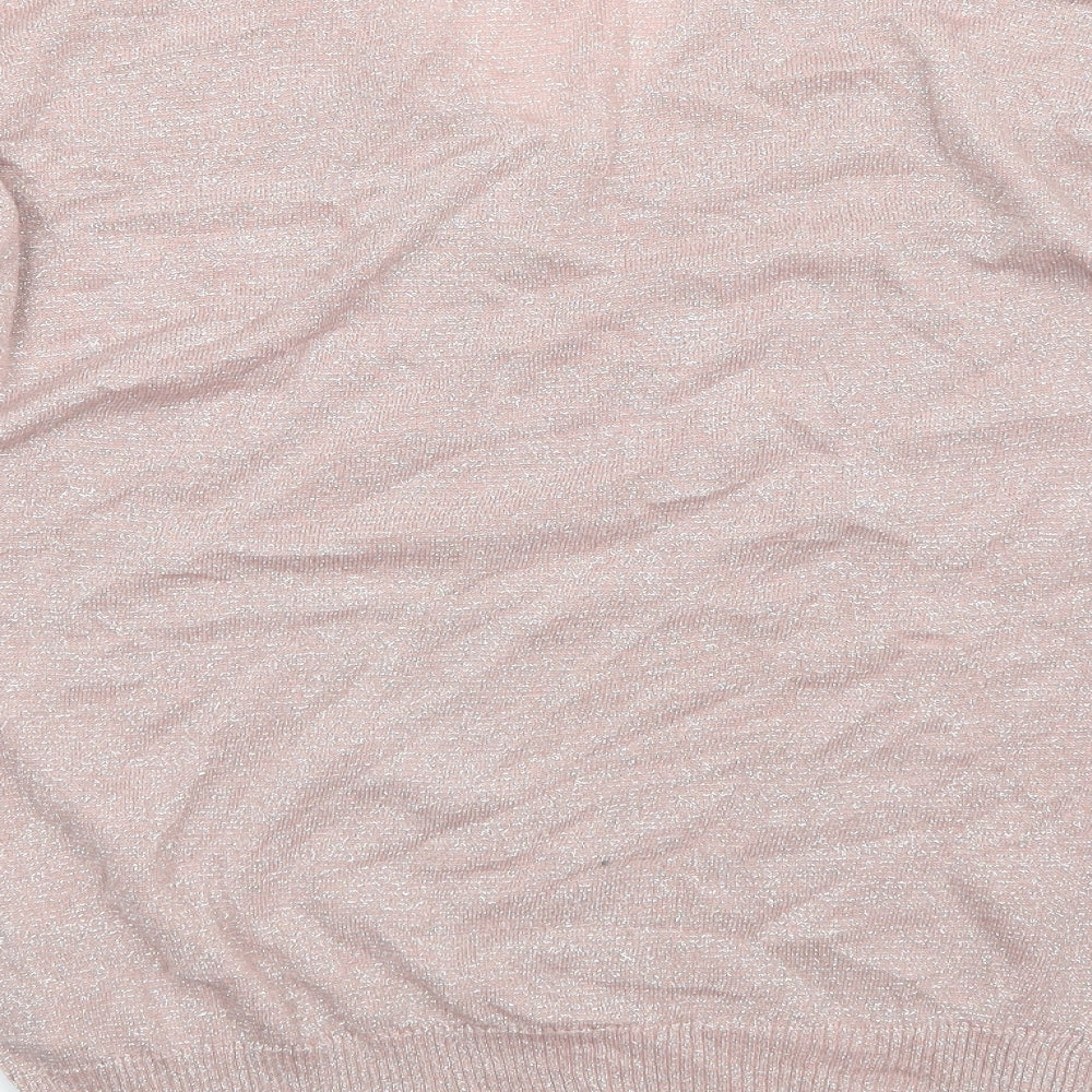 Together Womens Pink Pullover Jumper Size 16