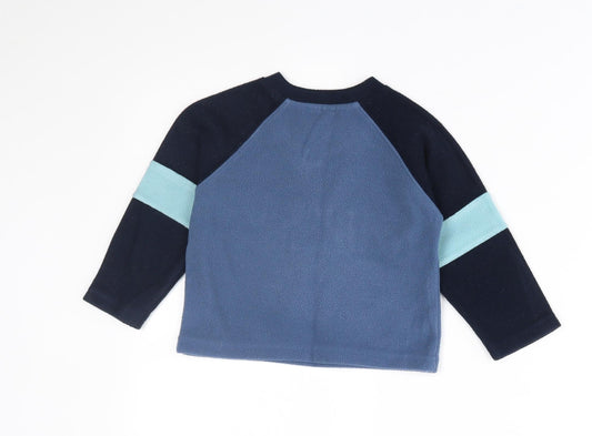 morris mouse Baby Blue Pullover Jumper Size 12-18 Months