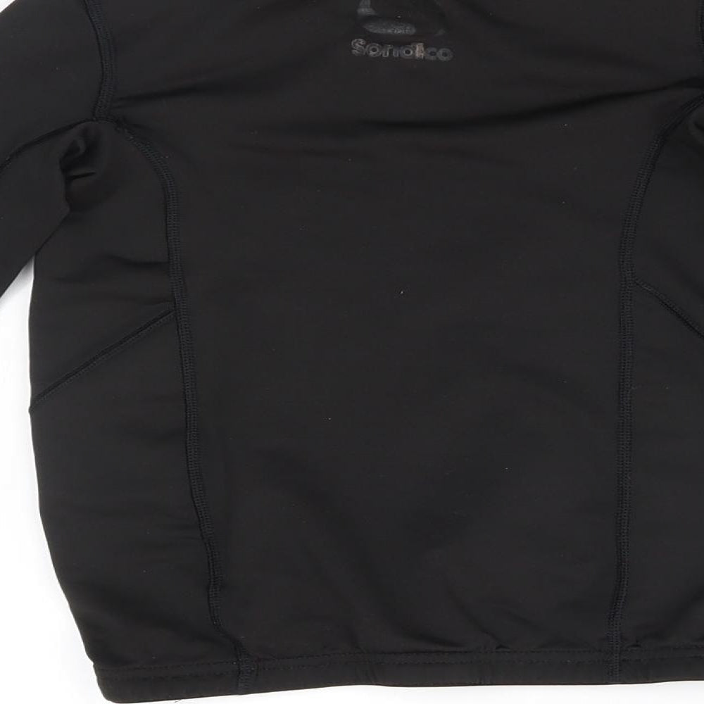 sandico Boys Black Basic T-Shirt Size 7-8 Years