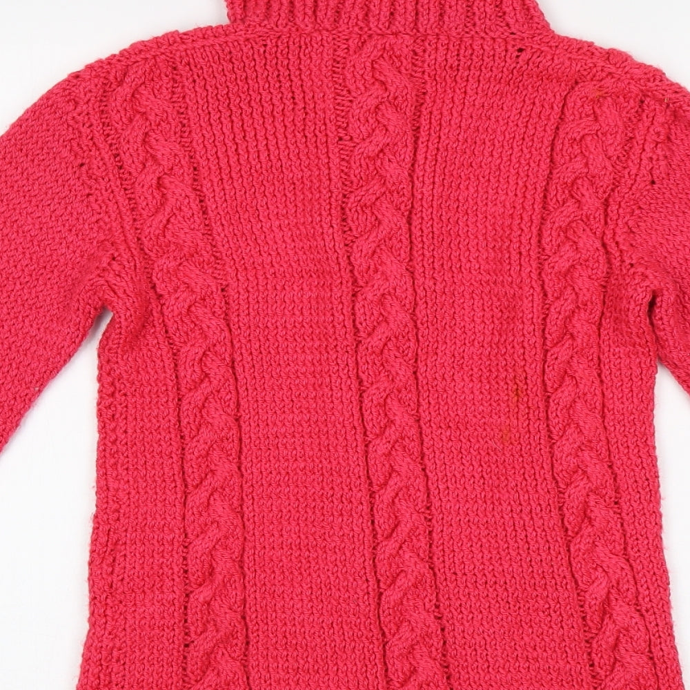 Preworn Womens Pink Pullover Jumper Size S