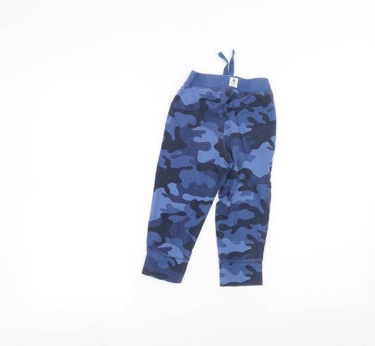 Gap Girls Blue Camouflage Sweatpants Trousers Size 3 Years