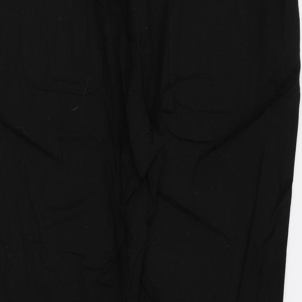 Primark Womens Black Trousers Size 16 L32 in