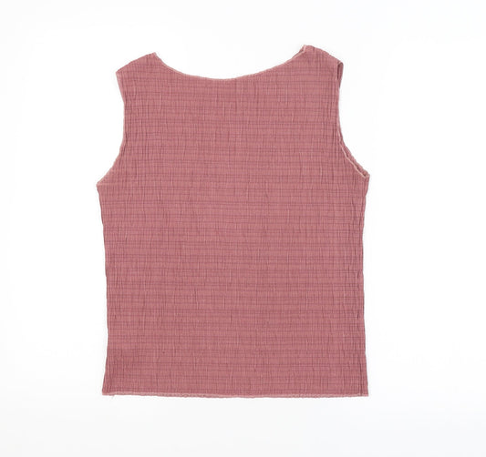Preworn Womens Purple Basic Tank Size 14