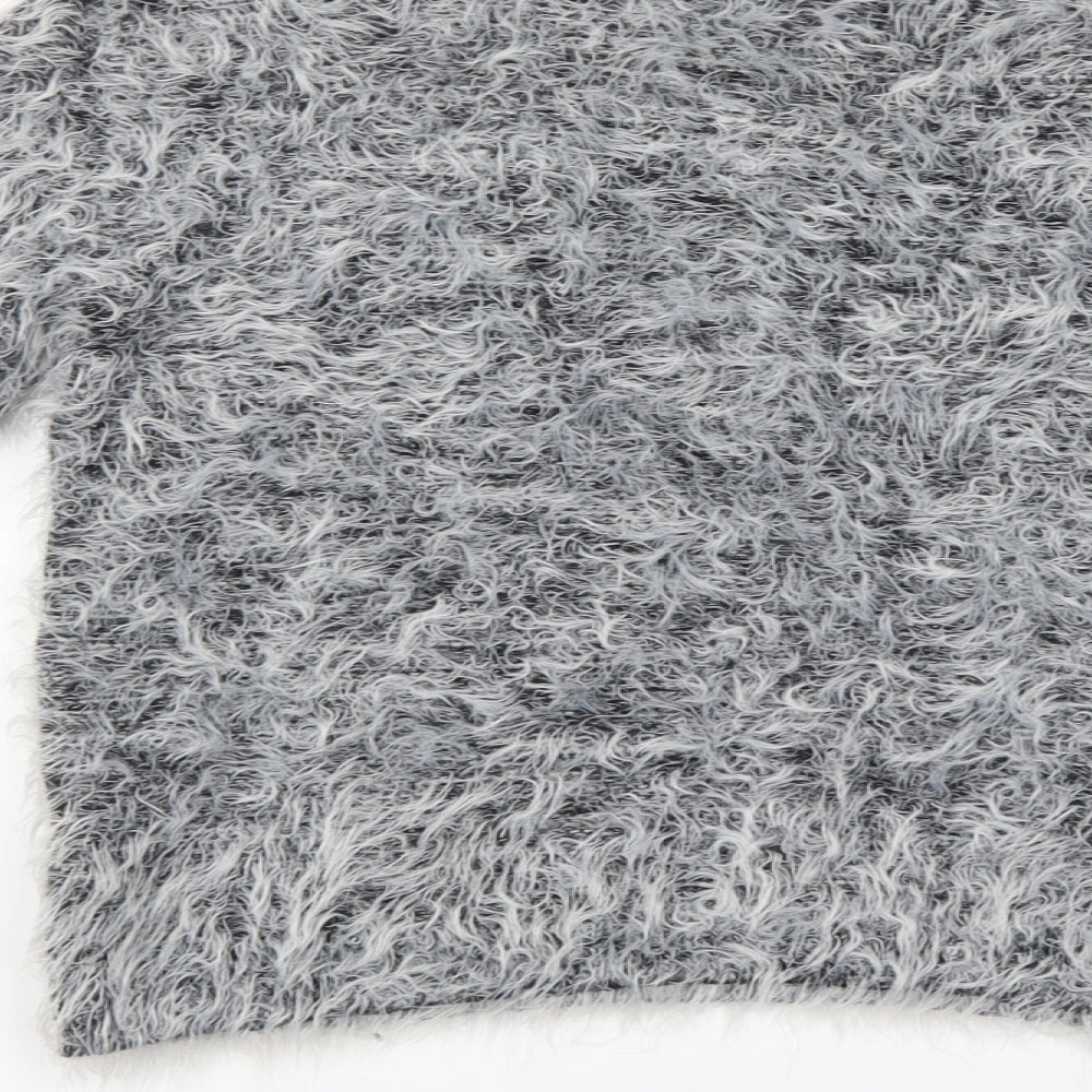 Divided Womens Grey Pullover Jumper Size M