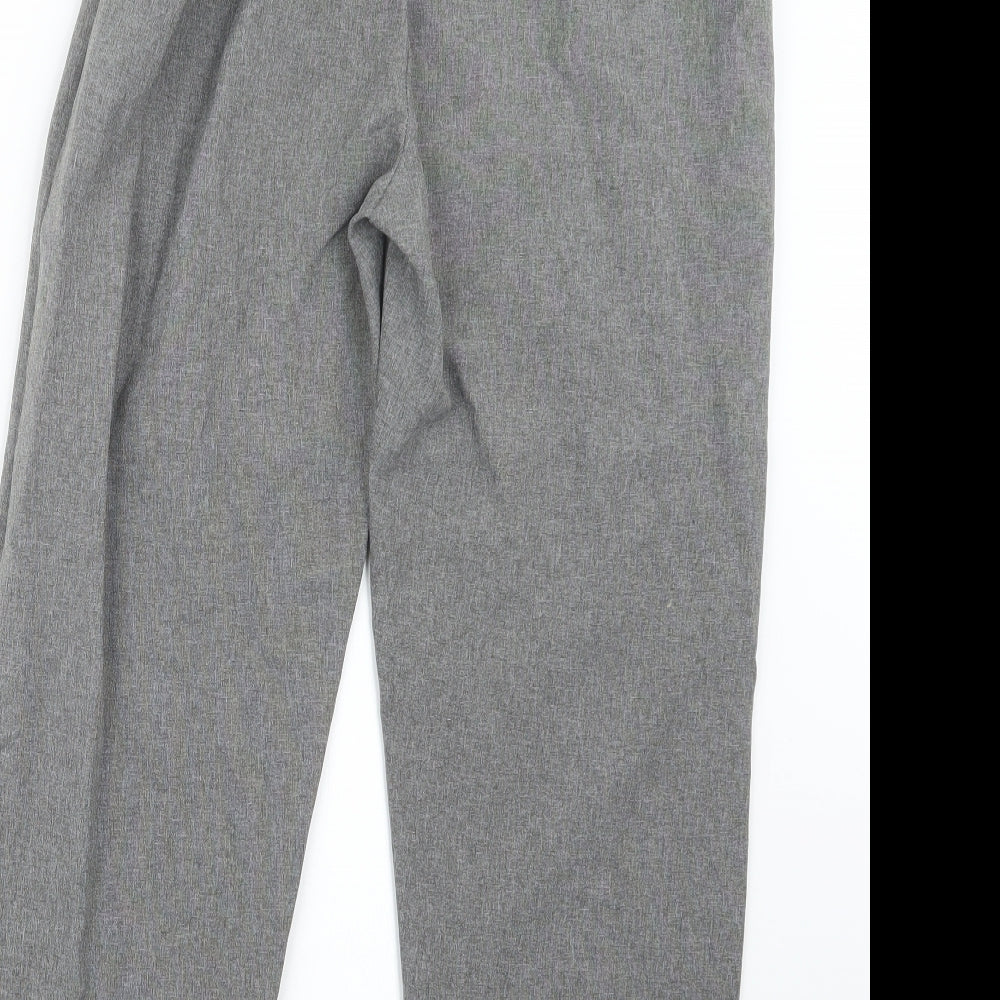 Preworn Womens Grey Trousers Size 12 L25 in