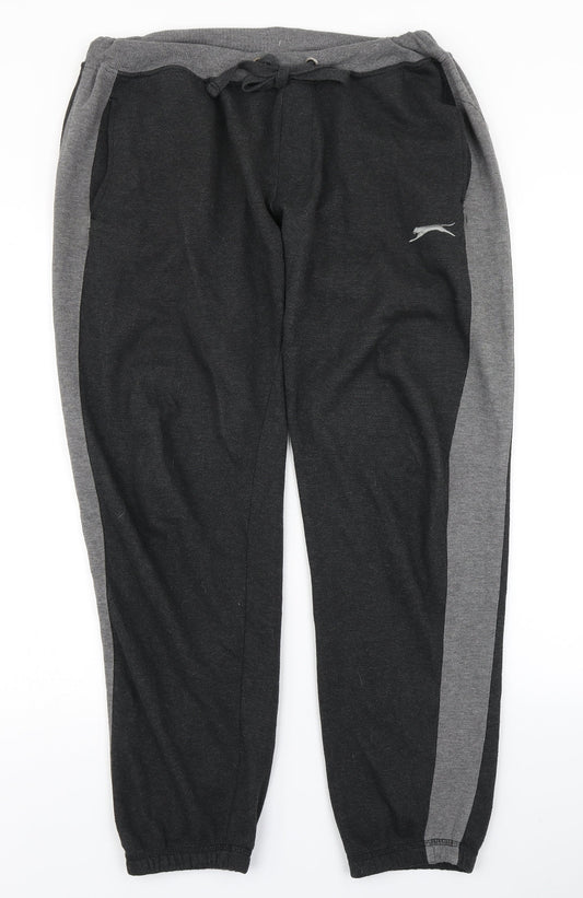 Slazenger Mens Grey   Jogger Trousers Size M L27 in