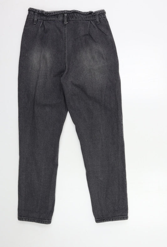 reality Womens Black Denim Mom Jeans Size S L26 in