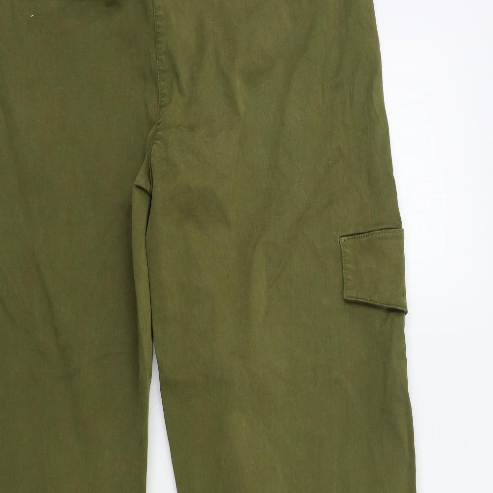 Preworn Womens Green Denim Skinny Jeans Size 32 in L28 in