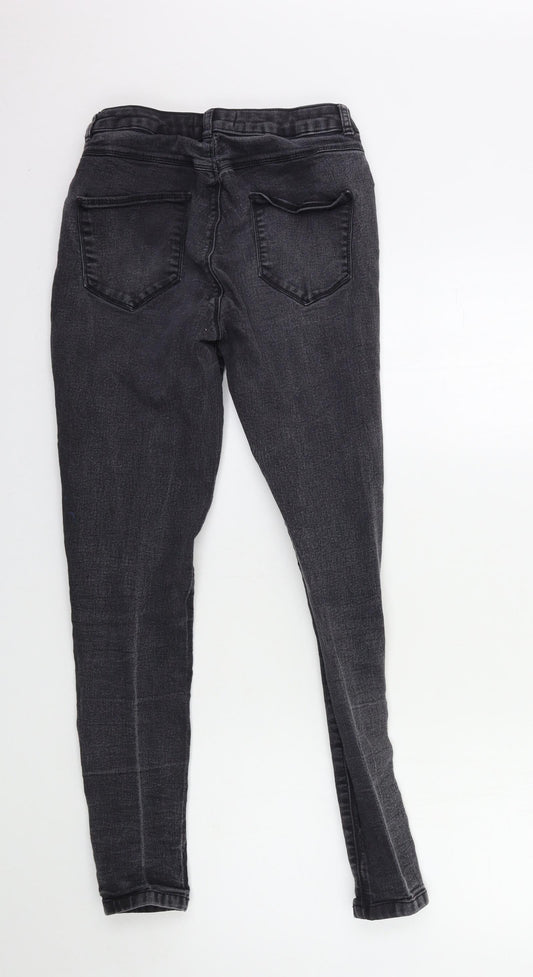 Dorothy Perkins Womens Black Denim Skinny Jeans Size 10 L29 in