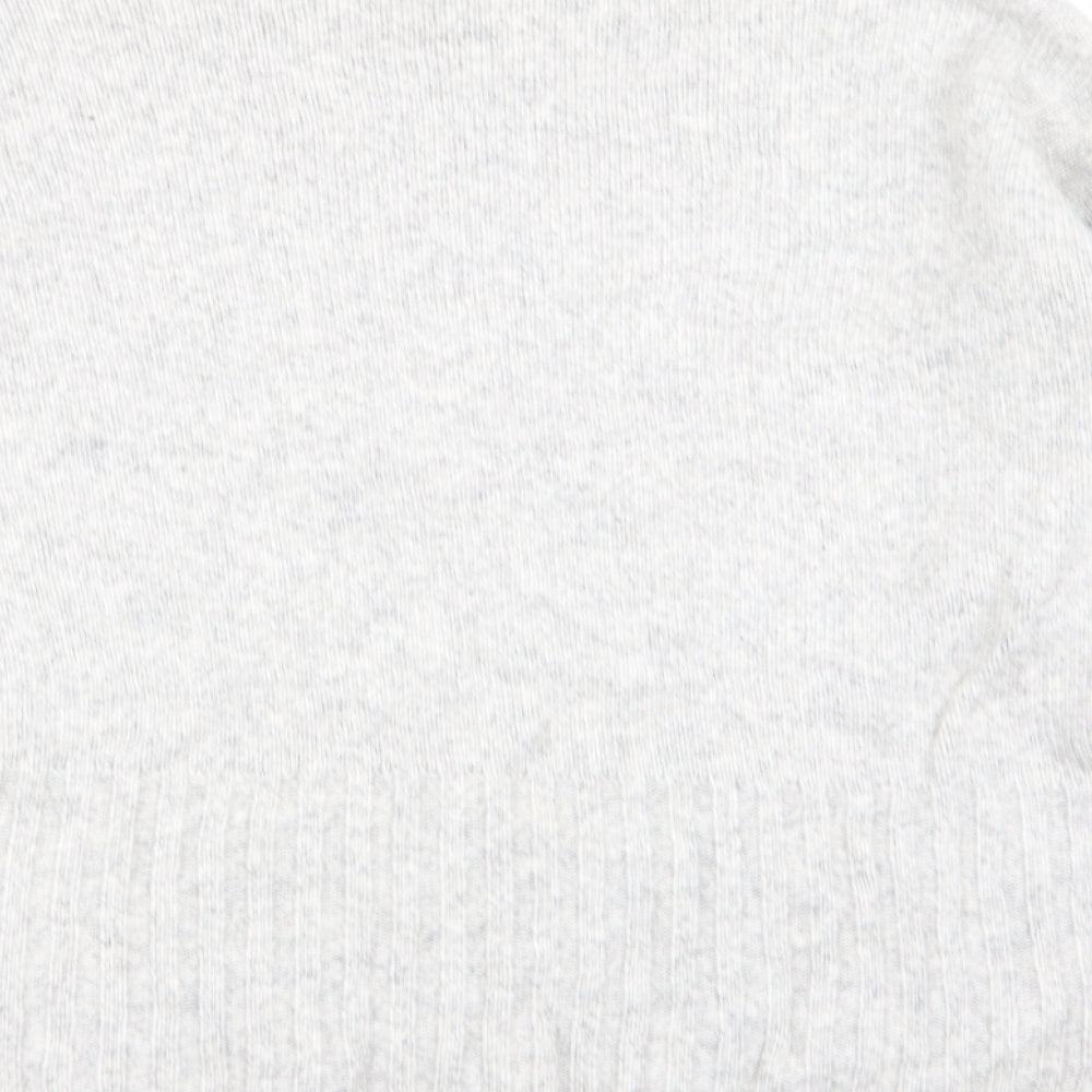 New Look Womens Grey Pullover Jumper Size S