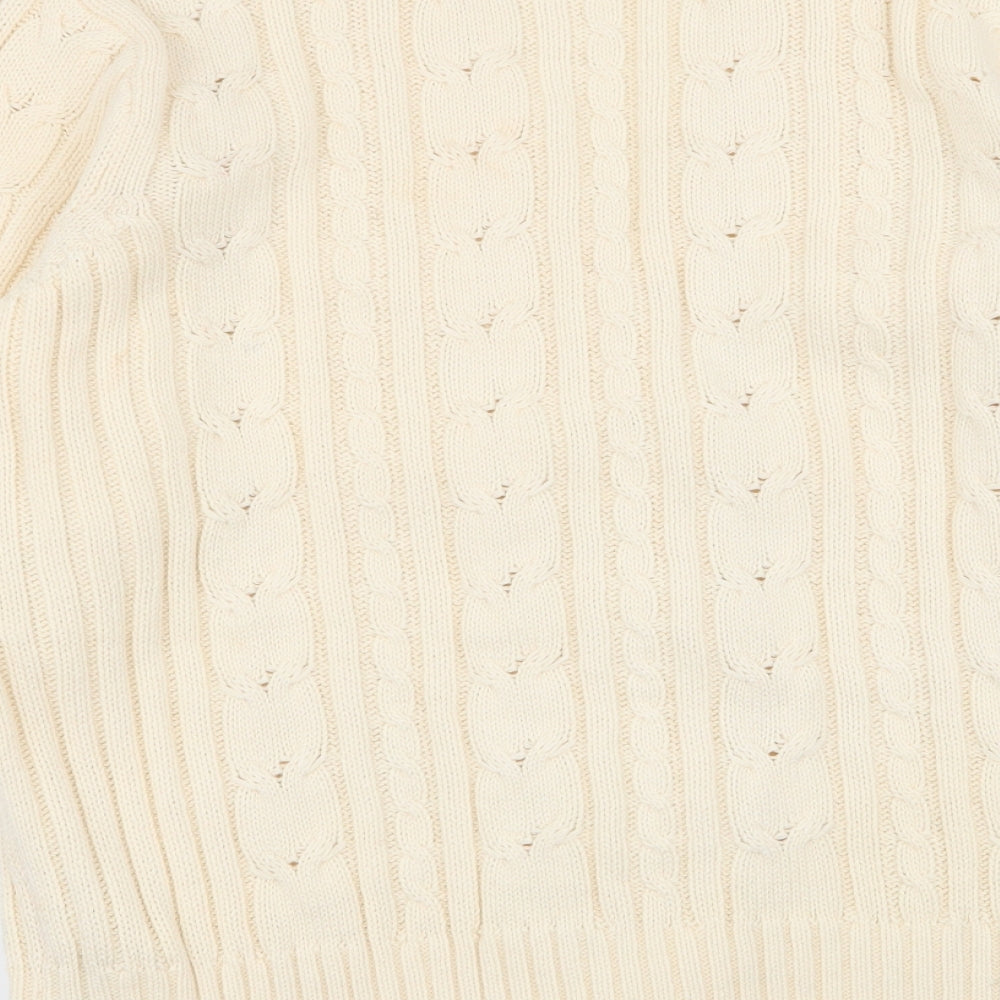 Damart Womens Beige Cape Jumper Size 14