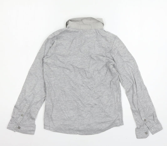 NEXT Boys Grey Jersey Basic T-Shirt Size 9 Years