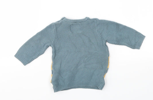 F&F Baby Blue Pullover Jumper Size 0-3 Months
