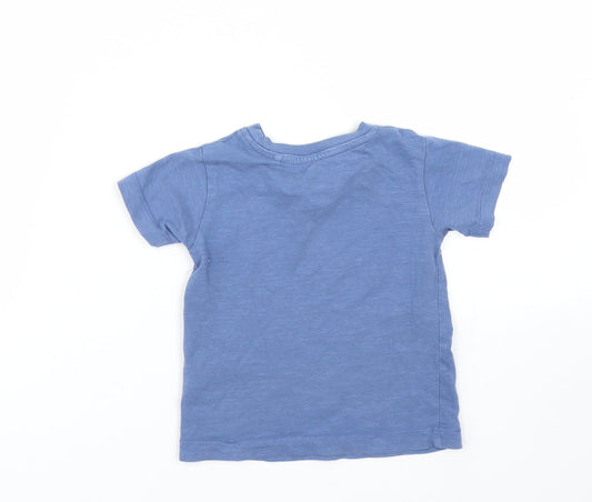 NEXT Boys Blue Basic T-Shirt Size 6-9 Months
