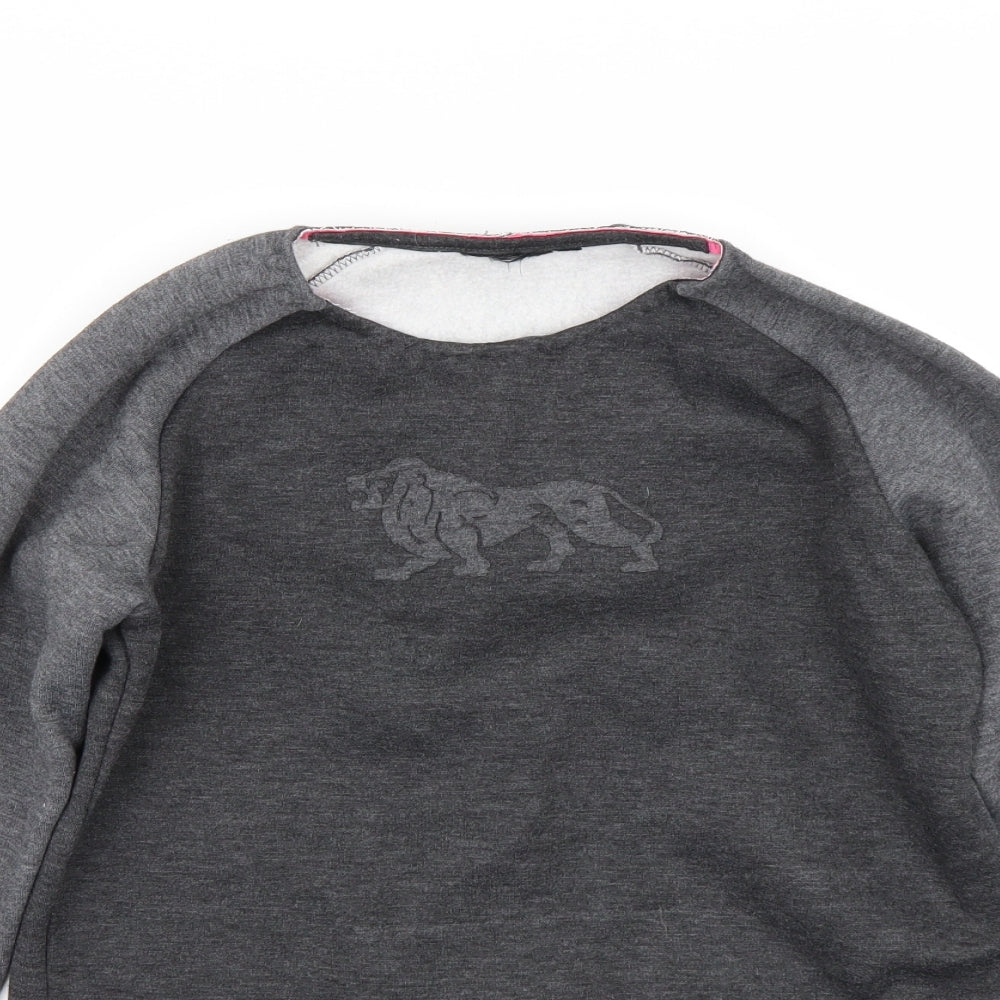 Lonsdale Womens Grey Pullover Sweatshirt Size M