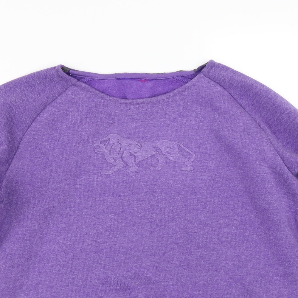 Lonsdale Womens Purple Pullover Sweatshirt Size M