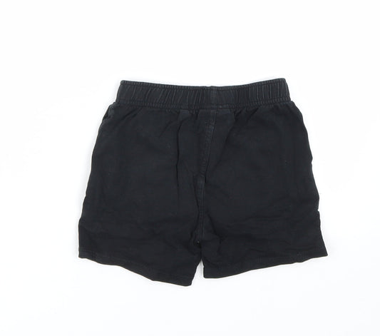 NEXT Boys Black Sweat Shorts Size 6 Years