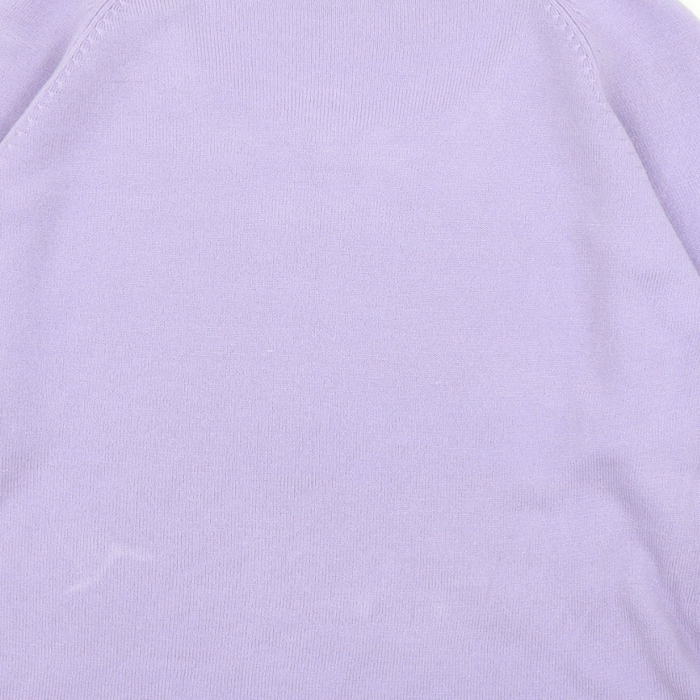 Alibi Womens Purple Pullover Jumper Size 18