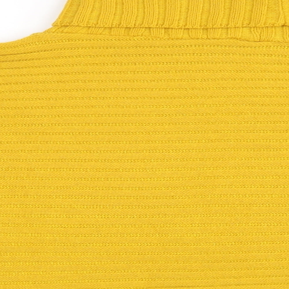New Look Womens Yellow Pullover Jumper Size S