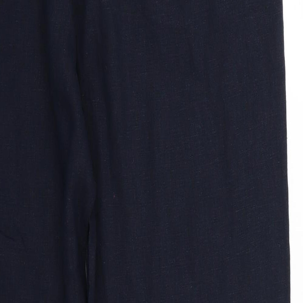 NEXT Womens Blue Trousers Size 12 L30 in