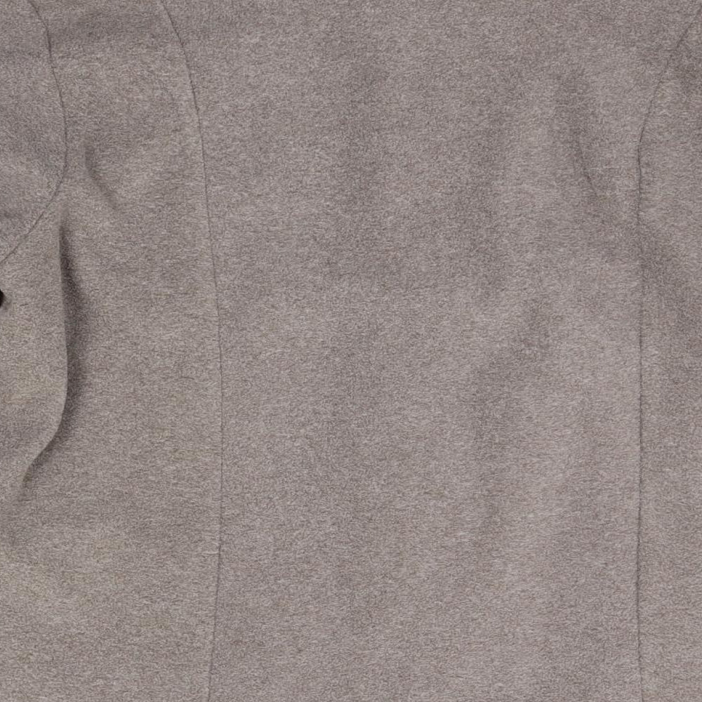 Brand and care label for Gabriella Vicenza women’s grey jacket coat, size UK 16
