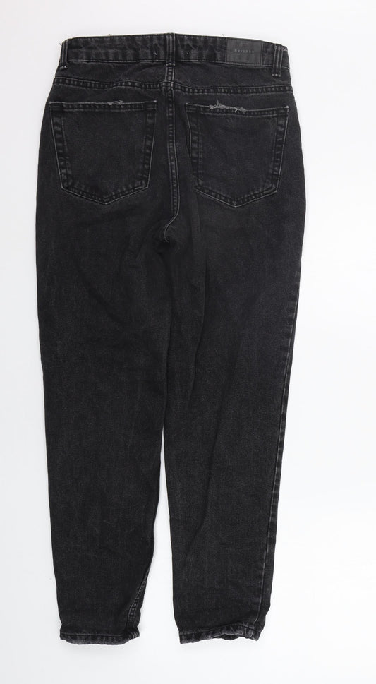 Berksha Womens Black Straight Jeans Size 8 L29 in