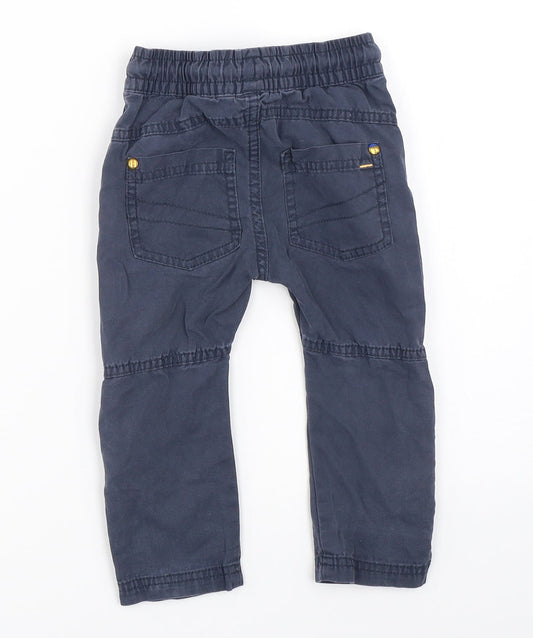 F&F Boys Blue Capri Trousers Size 12-18 Months
