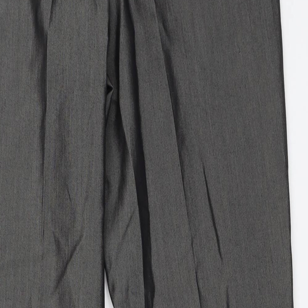 Aspen & Court Mens Grey Trousers Size 35 in L29 in