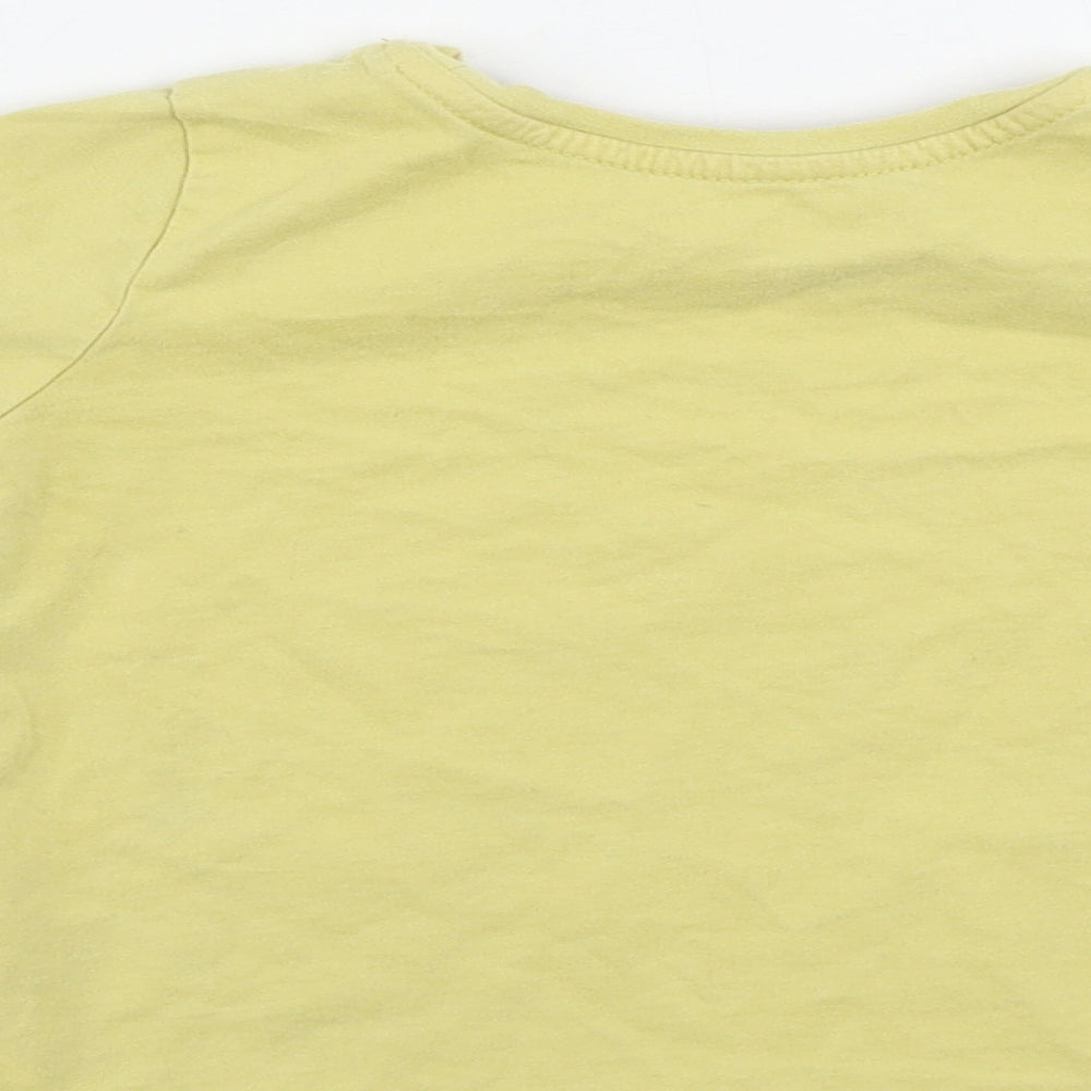 Nutmeg Girls Yellow Basic T-Shirt Size 2-3 Years