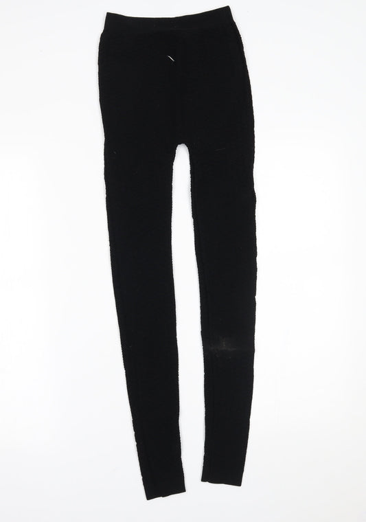 NUTSHELL Womens Black Leggings Size M L26 in