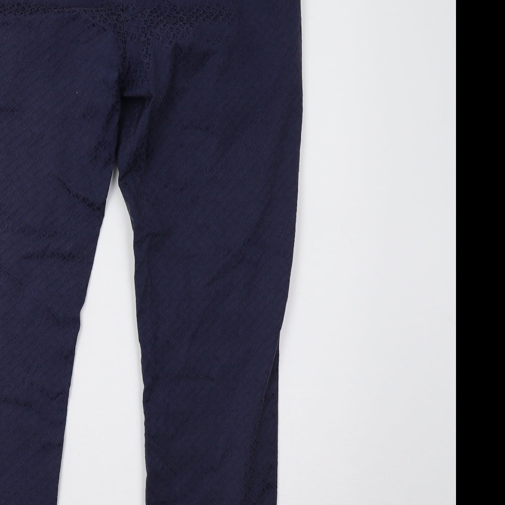 F&F Womens Blue Trousers Size 12 L29 in