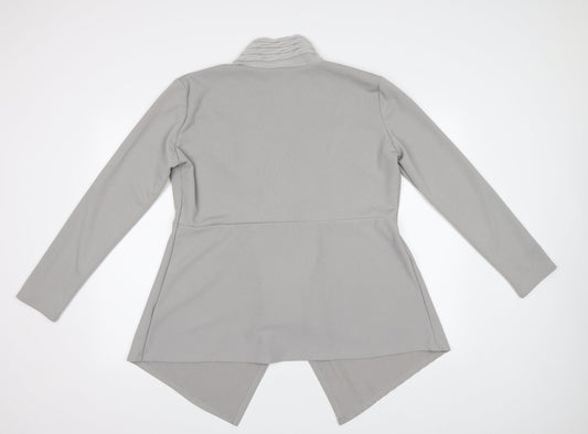 Preworn Womens Grey Jacket Blazer Size L