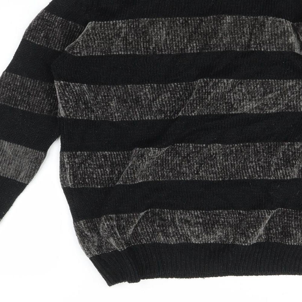 River Island Womens Multicoloured Striped Pullover Jumper Size S