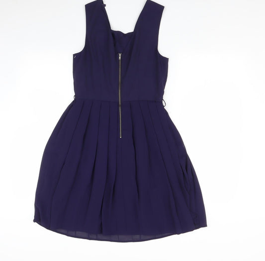 NEXT Womens Purple Fit & Flare Size 8