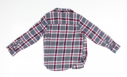 Matalan Boys Multicoloured Check Basic Button-Up Size 7 Years