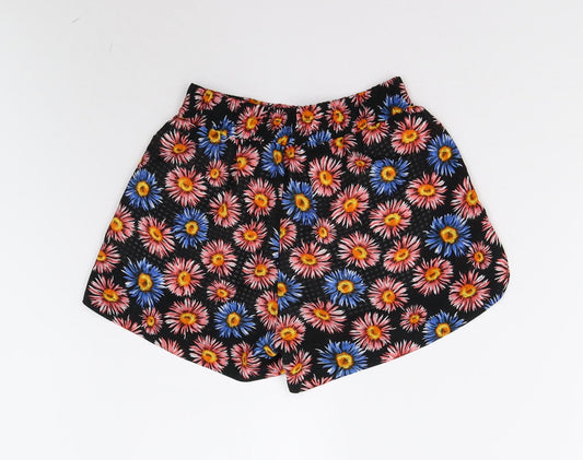 Hearts & Bows Womens Multicoloured Floral Sweat Shorts Size 8