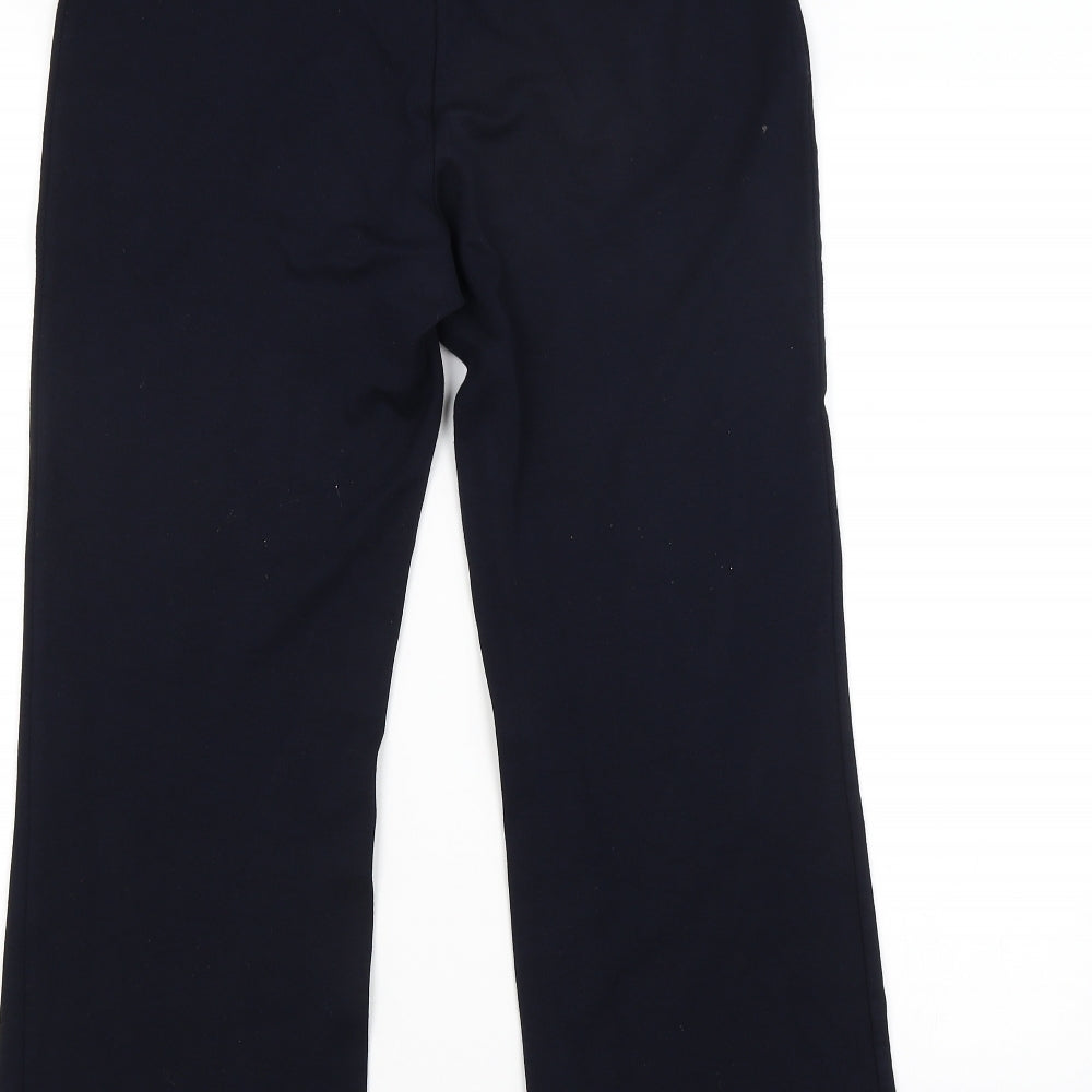 M&S Womens Blue Trousers Size 14 L20 in