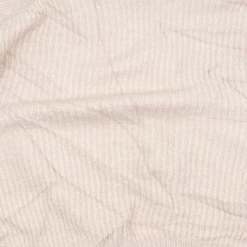 Primark Womens Pink Striped Pullover Jumper Size 12