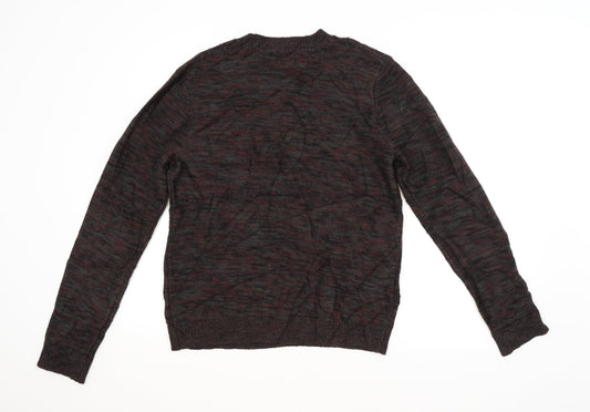 Topman Mens Multicoloured Argyle/Diamond Pullover Jumper Size S