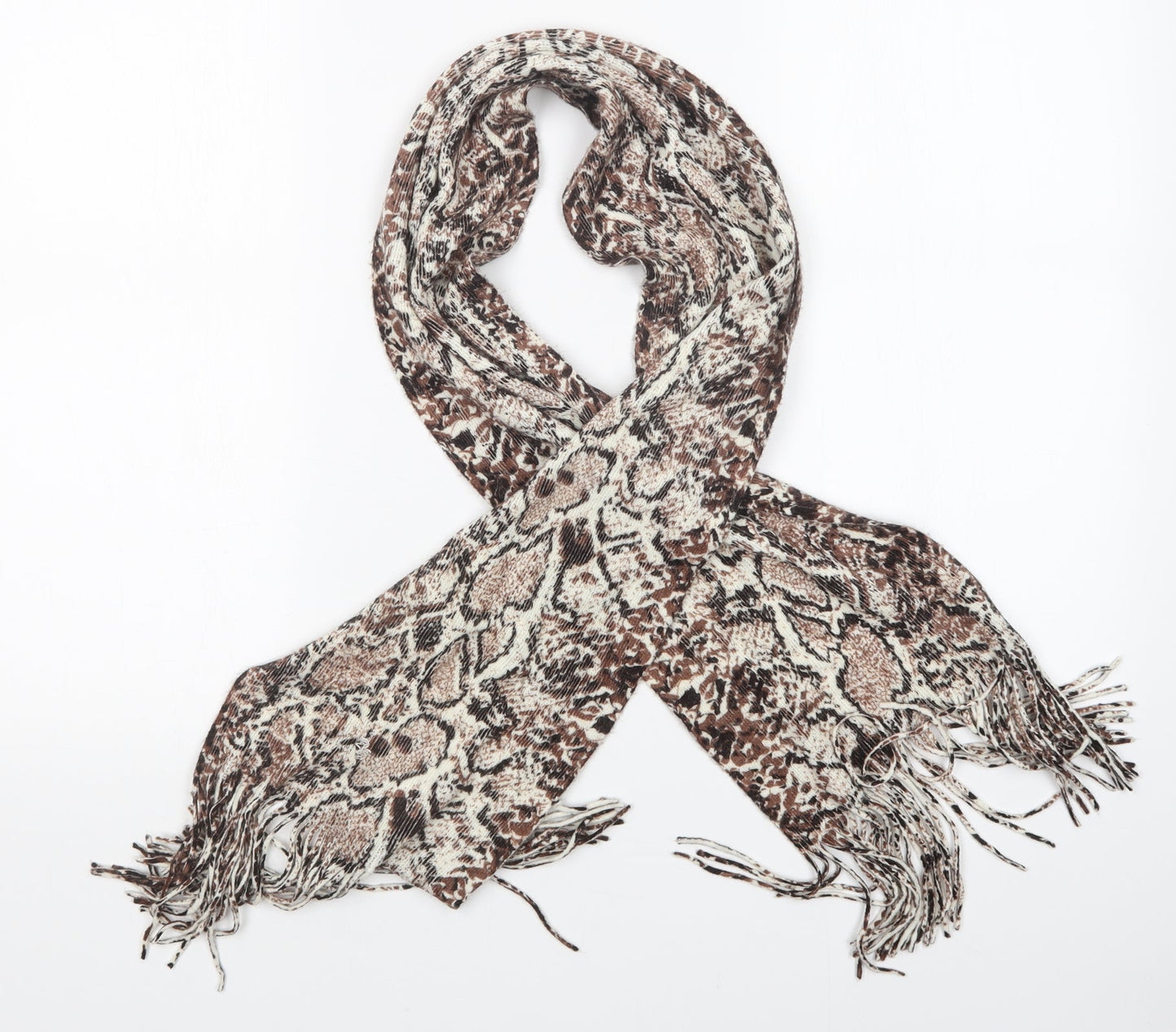 Preworn Womens Multicoloured Animal Print Scarf