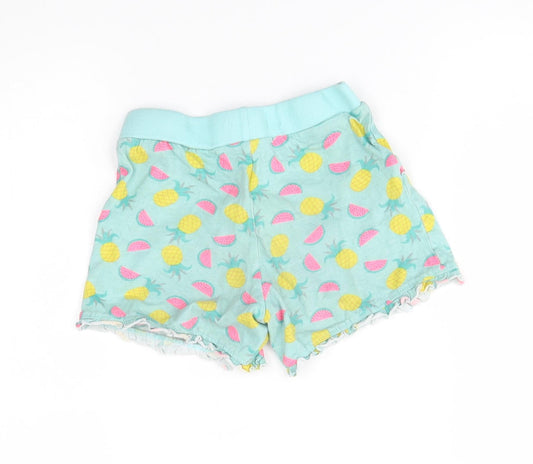 Primark Girls Blue Sleep Shorts Size 7-8 Years - pineapple melon