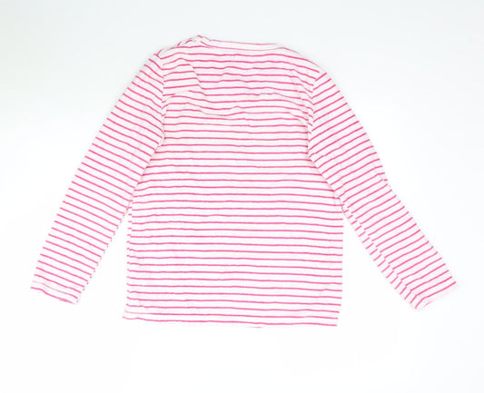 Love to lounge Womens Pink Polka Dot Top Pyjama Top Size 6
