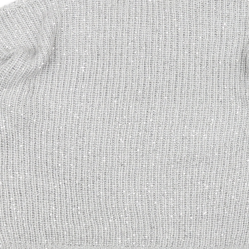 Atmosphere Womens Silver Pullover Jumper Size L