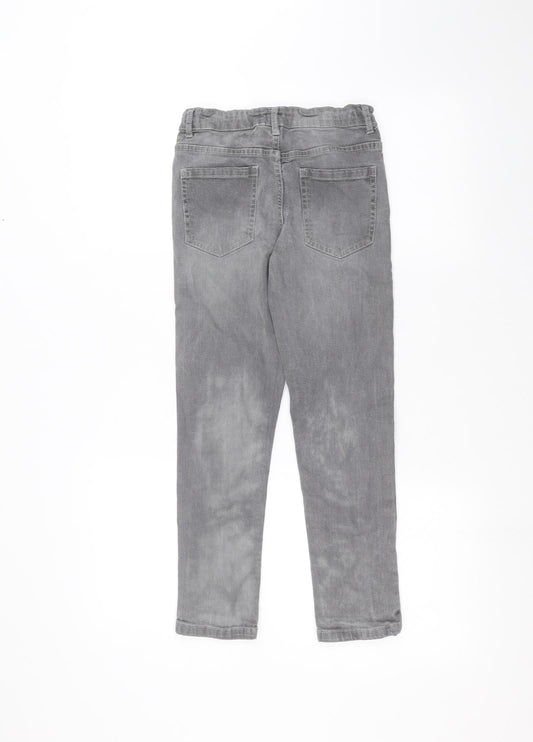 356 denim Girls Grey Skinny Jeans Size 9-10 Years