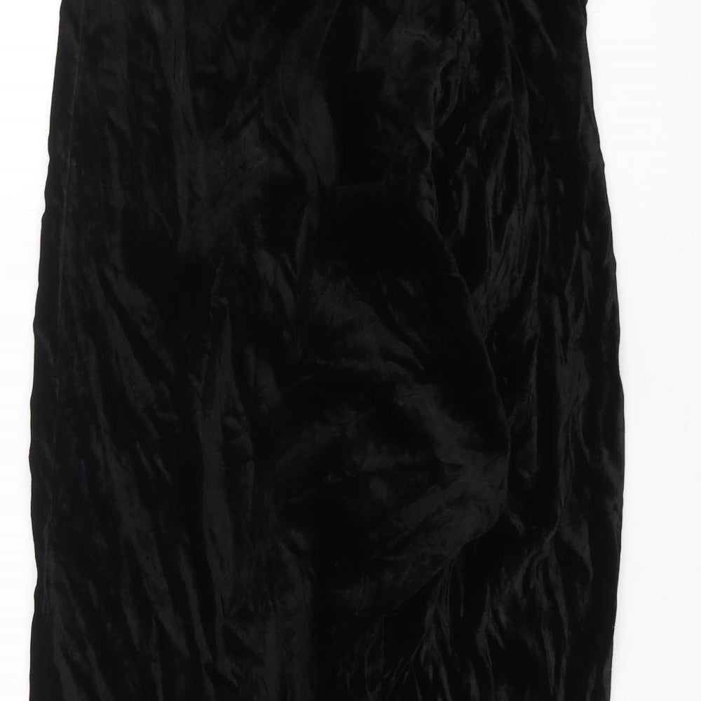 H&M Womens Black Trousers Size 10 L22 in