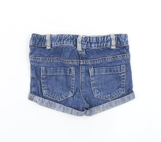 Young Dimension Girls Blue Denim Cropped Jeans Size 9-12 Months